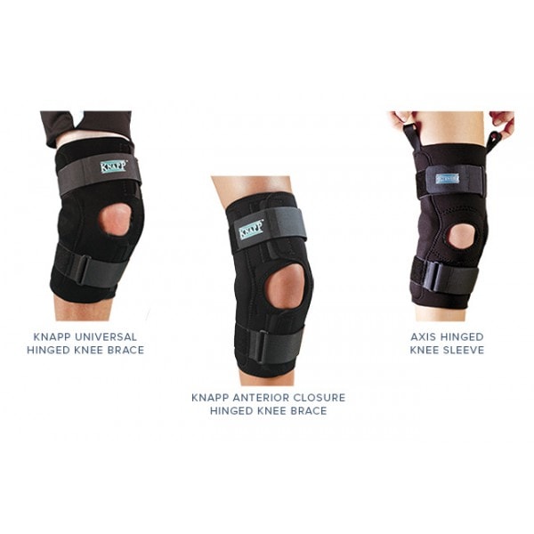 Other Knee Bracing - Hinged Soft Knee Sleeve Supports